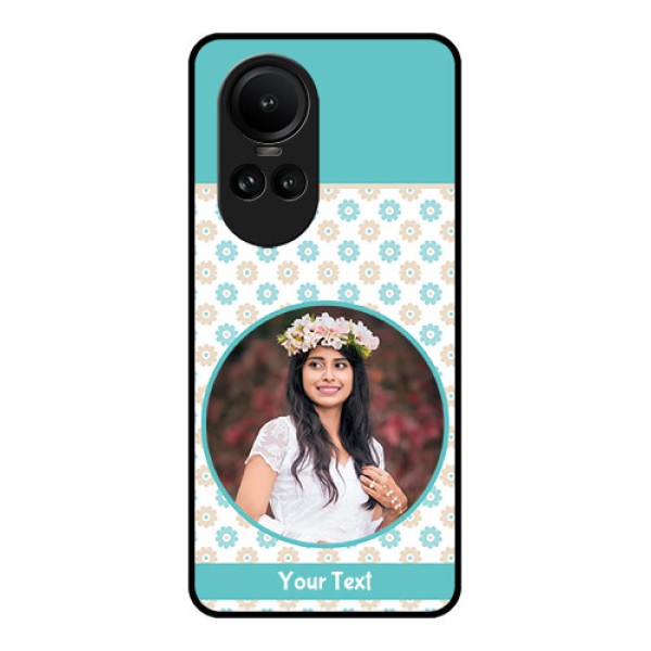 Oppo Reno 10 Pro 5G Custom Glass Mobile Case - Beautiful Flowers Design