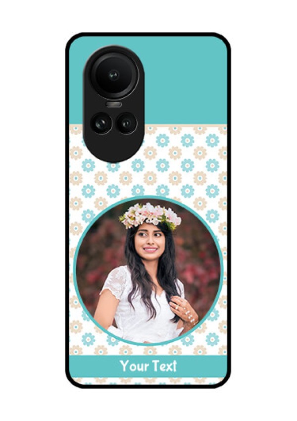 Oppo Reno 10 Pro 5G Custom Glass Mobile Case - Beautiful Flowers Design