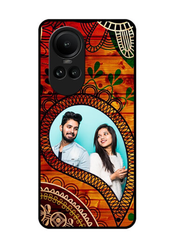Oppo Reno 10 Pro 5G Personalized Glass Phone Case - Abstract Colorful Design