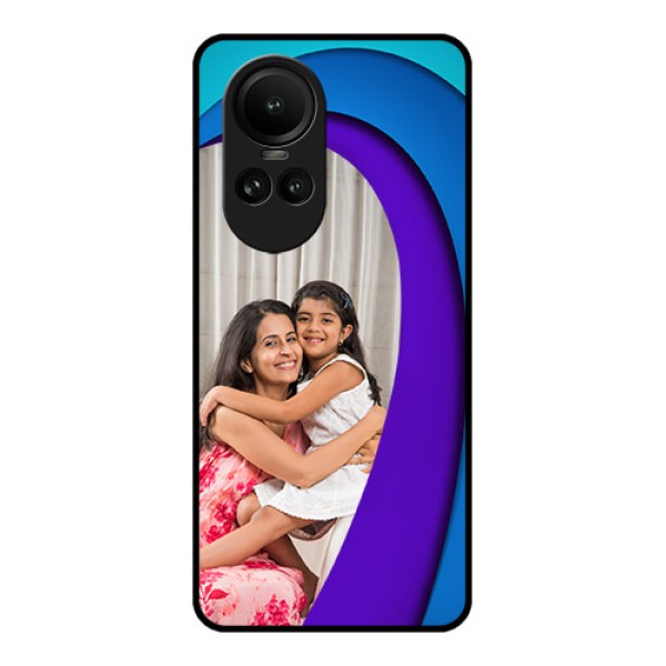 Oppo Reno 10 Pro 5G Photo Printing on Glass Case - Simple Pattern Design