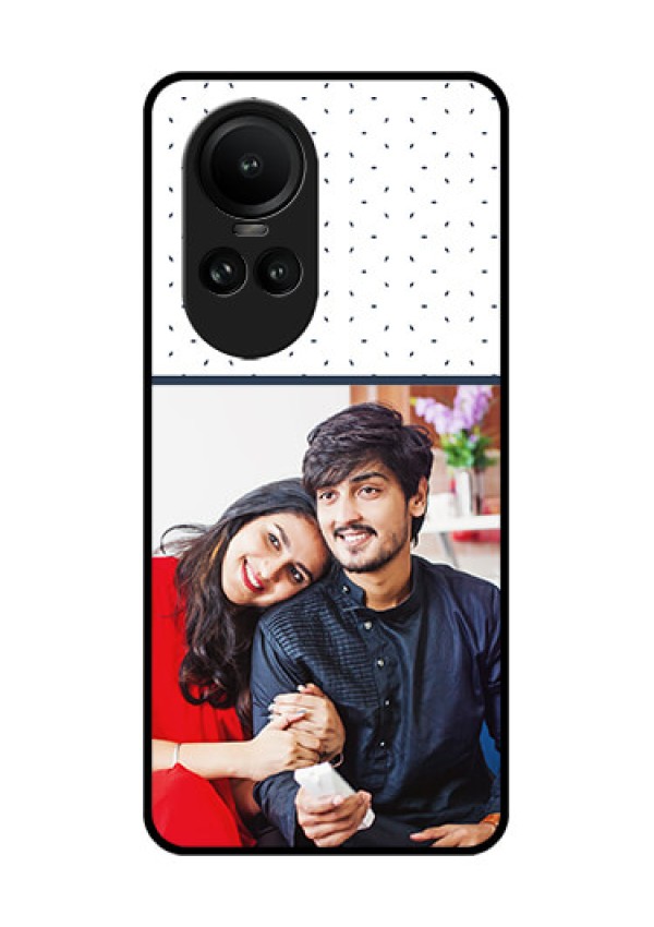 Oppo Reno 10 Pro 5G Personalized Glass Phone Case - Premium Dot Design