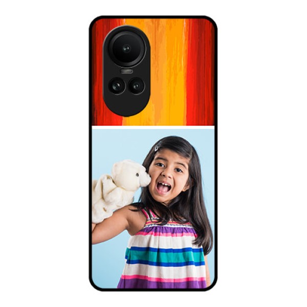 Oppo Reno 10 Pro 5G Personalized Glass Phone Case - Multi Color Design