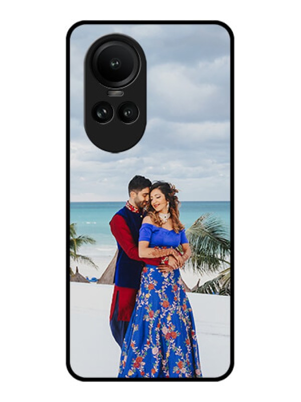 Custom Oppo Reno 10 Pro 5G Photo Printing on Glass Case - Upload Full Picture Design
