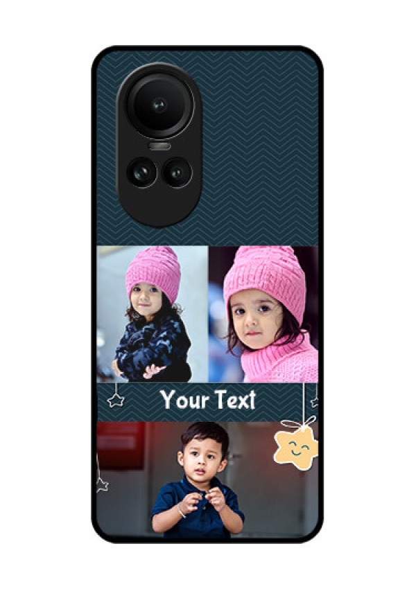 Oppo Reno 10 Pro 5G Custom Glass Mobile Case - Hanging Stars Design
