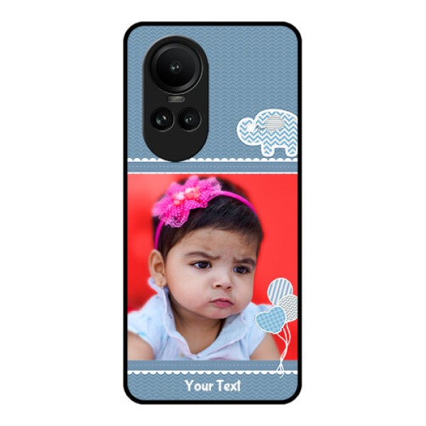 Oppo Reno 10 Pro 5G Photo Printing on Glass Case - with Kids Pattern Design Oppo Reno 10 Pro 5G Photo Printing on Glass Case - with Kids Pattern Design