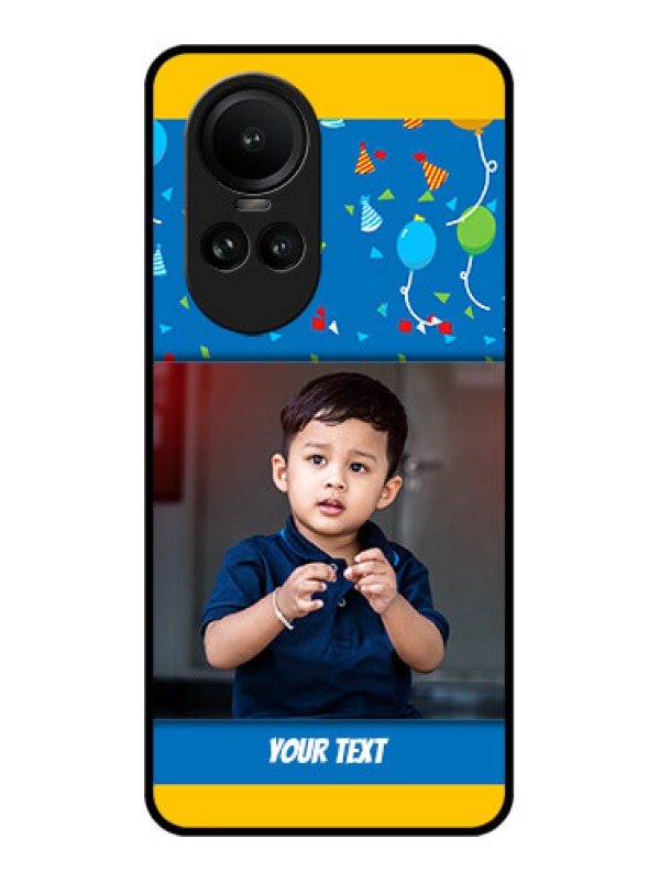 Custom Oppo Reno 10 Pro 5G Custom Glass Mobile Case - Birthday Wishes Design