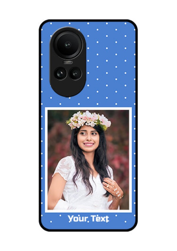 Oppo Reno 10 Pro 5G Photo Printing on Glass Case - Polka dots design