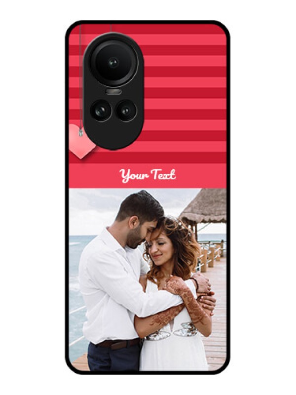 Custom Oppo Reno 10 Pro 5G Custom Glass Phone Case - Valentines Day Design