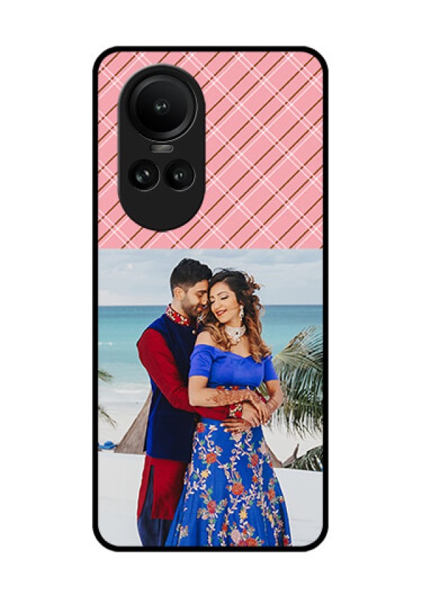 Oppo Reno 10 Pro 5G Personalized Glass Phone Case - Together Forever Design