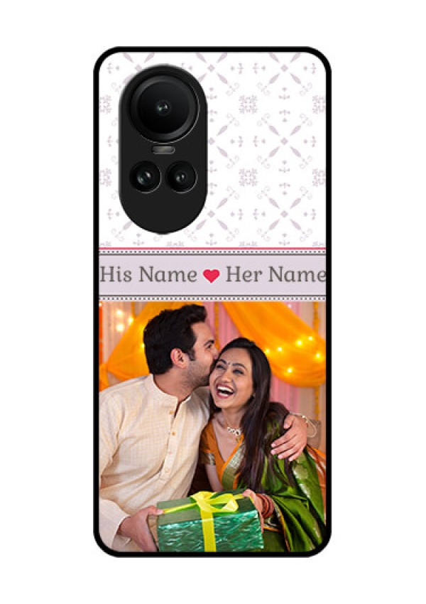 Oppo Reno 10 Pro 5G Custom Glass Mobile Case - with Photo and Ethnic Design