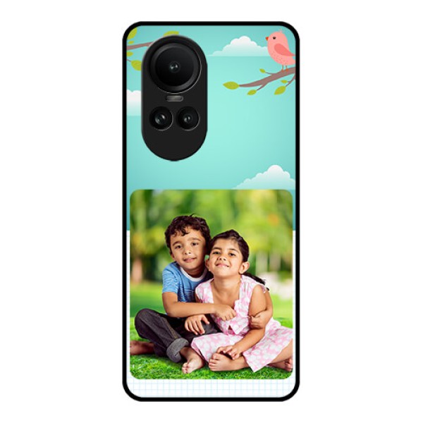 Oppo Reno 10 Pro 5G Photo Printing on Glass Case - Doodle love Design