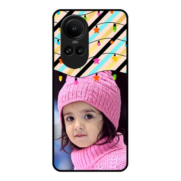 Oppo Reno 10 Pro 5G Custom Glass Mobile Case - Lights Hanging Design