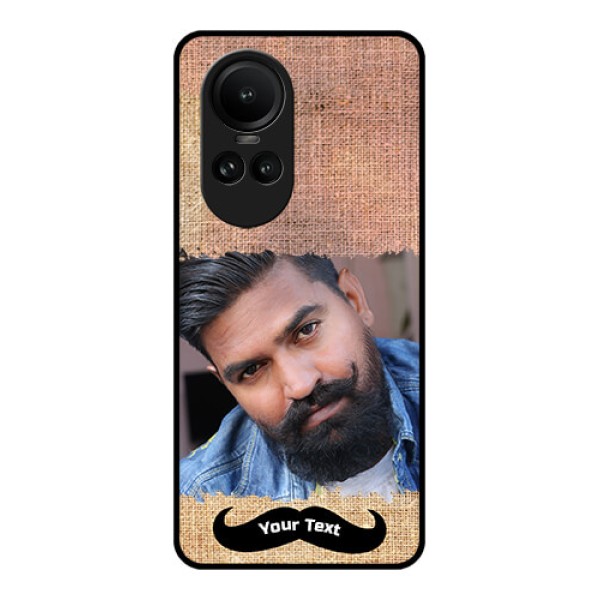 Oppo Reno 10 Pro 5G Personalized Glass Phone Case - with Texture Design