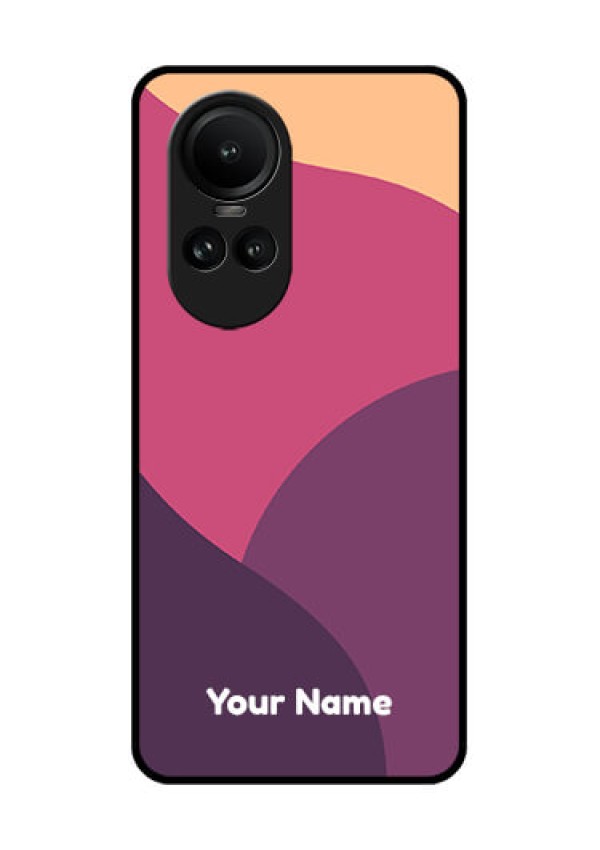 Oppo Reno 10 Pro 5G Custom Glass Phone Case - Mixed Multi-colour abstract art Design