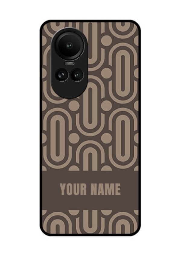 Oppo Reno 10 Pro 5G Custom Glass Phone Case - Captivating Zero Pattern Design