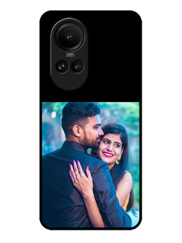 Custom Oppo Reno 10 Pro 5G Custom Glass Phone Case - Upload Full Picture With Custom Color Design