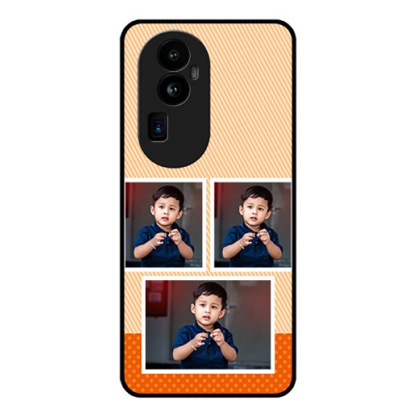 Oppo Reno 10 Pro Plus 5G Photo Printing on Glass Case - Bulk Photos Upload Design