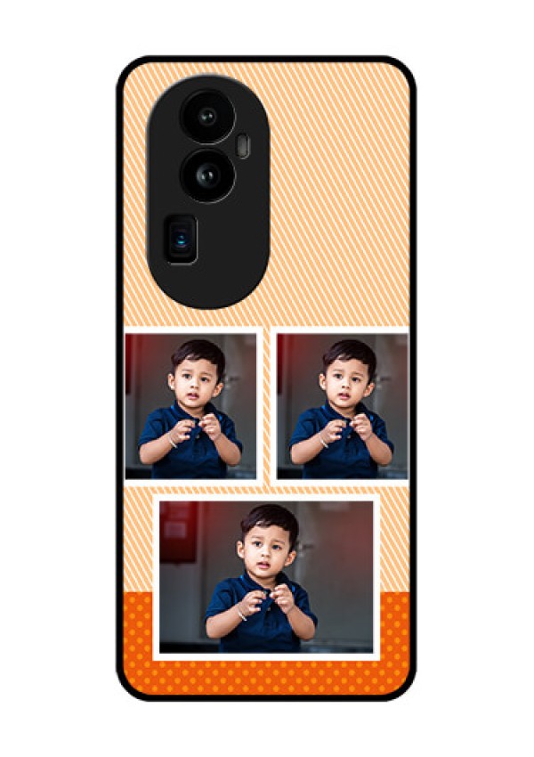 Oppo Reno 10 Pro Plus 5G Photo Printing on Glass Case - Bulk Photos Upload Design