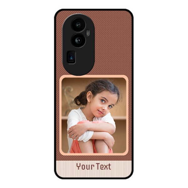 Oppo Reno 10 Pro Plus 5G Custom Glass Phone Case - Simple Pic Upload Design