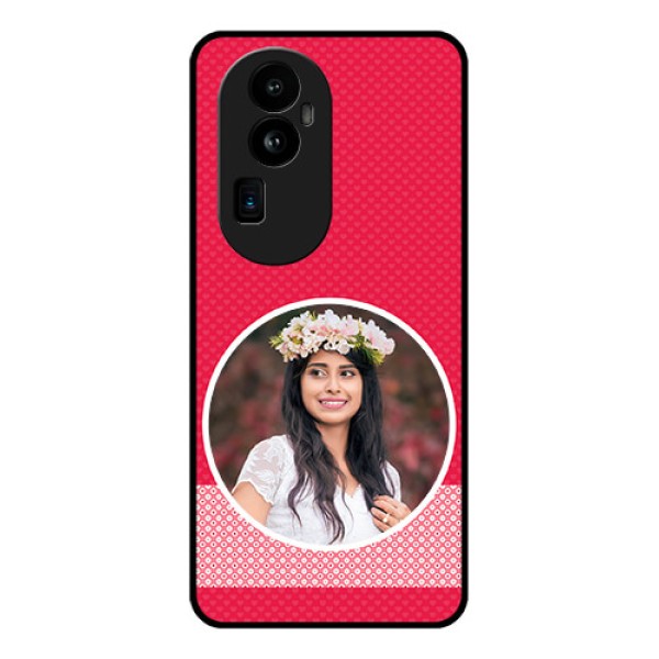 Oppo Reno 10 Pro Plus 5G Personalised Glass Phone Case - Pink Pattern Design Oppo Reno 10 Pro Plus 5G Personalised Glass Phone Case - Pink Pattern Design