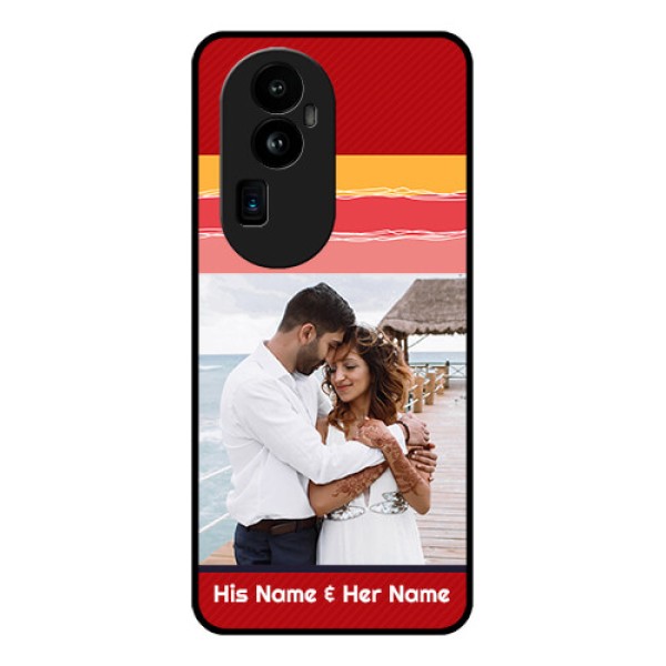 Oppo Reno 10 Pro Plus 5G Custom Glass Mobile Case - Colorful Case Design