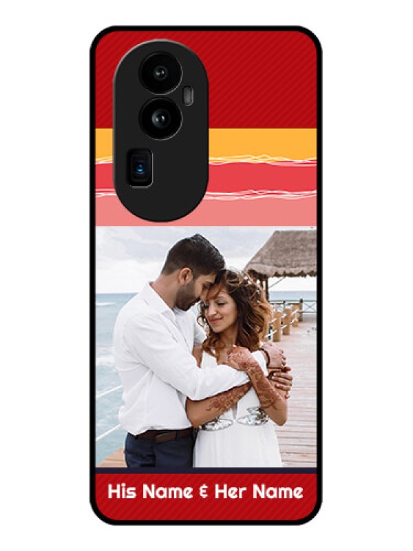 Custom Oppo Reno 10 Pro Plus 5G Custom Glass Mobile Case - Colorful Case Design