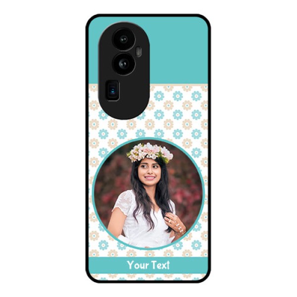 Oppo Reno 10 Pro Plus 5G Custom Glass Mobile Case - Beautiful Flowers Design