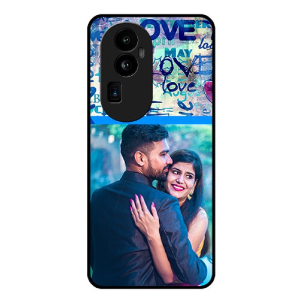 Oppo Reno 10 Pro Plus 5G Custom Glass Mobile Case - Colorful Love Design
