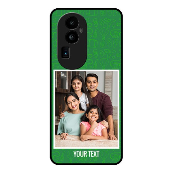 Oppo Reno 10 Pro Plus 5G Personalized Glass Phone Case - Picture Upload Design