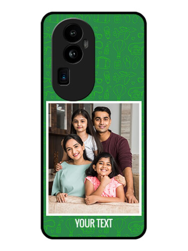 Custom Oppo Reno 10 Pro Plus 5G Personalized Glass Phone Case - Picture Upload Design