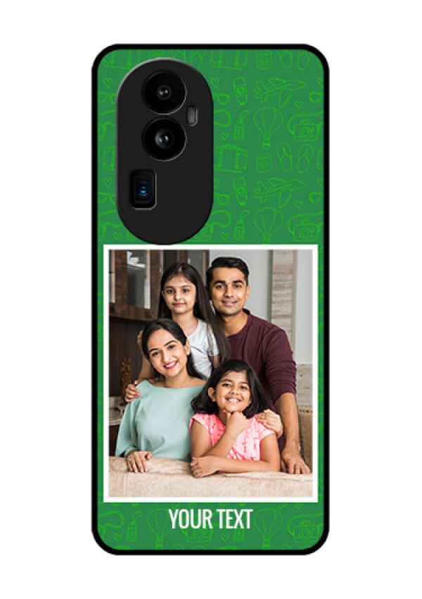 Oppo Reno 10 Pro Plus 5G Personalized Glass Phone Case - Picture Upload Design