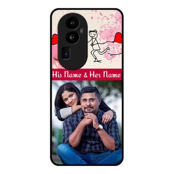 Oppo Reno 10 Pro Plus 5G Photo Printing on Glass Case - You and Me Case Design