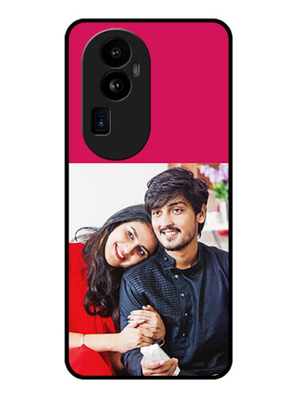 Custom Oppo Reno 10 Pro Plus 5G Custom Glass Mobile Case - Anniversary Cover Design