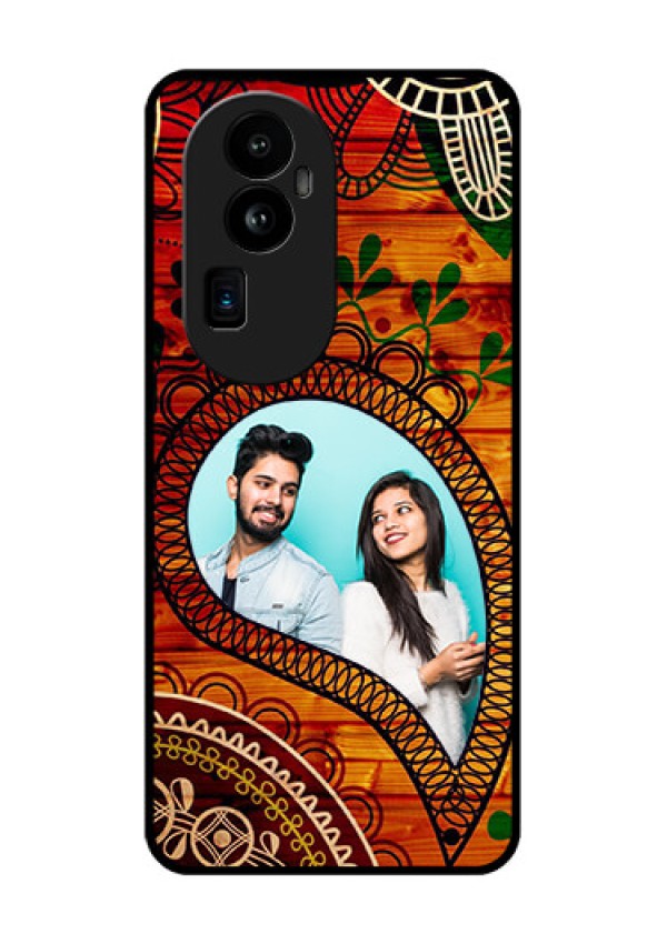 Oppo Reno 10 Pro Plus 5G Personalized Glass Phone Case - Abstract Colorful Design