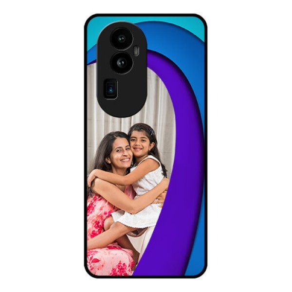 Oppo Reno 10 Pro Plus 5G Photo Printing on Glass Case - Simple Pattern Design