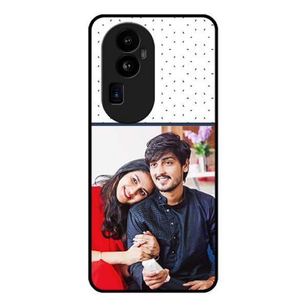 Oppo Reno 10 Pro Plus 5G Personalized Glass Phone Case - Premium Dot Design