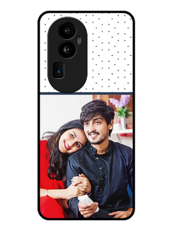 Custom Oppo Reno 10 Pro Plus 5G Personalized Glass Phone Case - Premium Dot Design