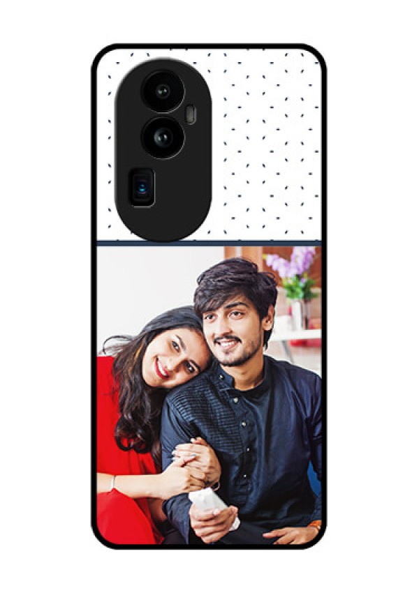 Oppo Reno 10 Pro Plus 5G Personalized Glass Phone Case - Premium Dot Design