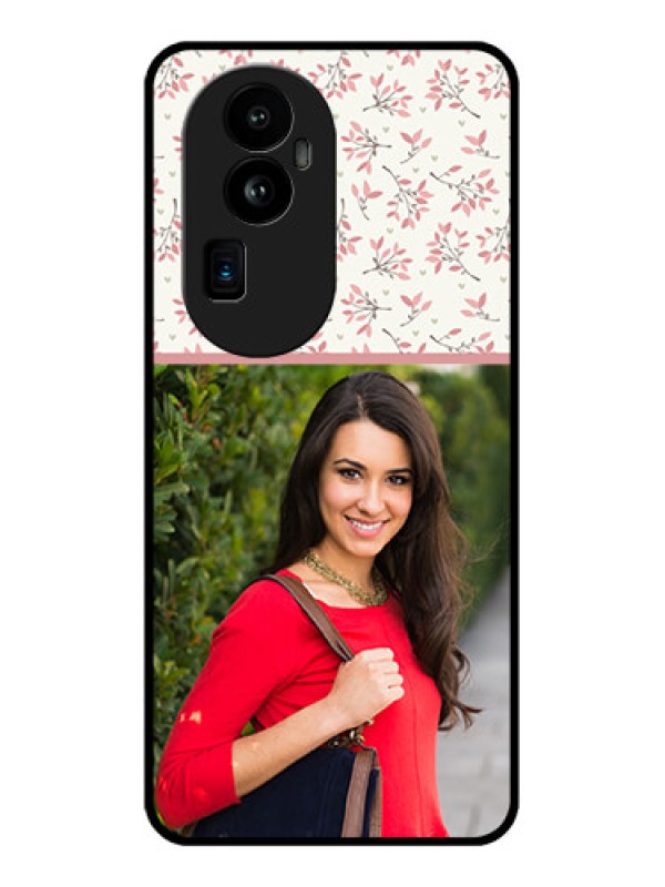 Custom Oppo Reno 10 Pro Plus 5G Custom Glass Phone Case - Premium Floral Design