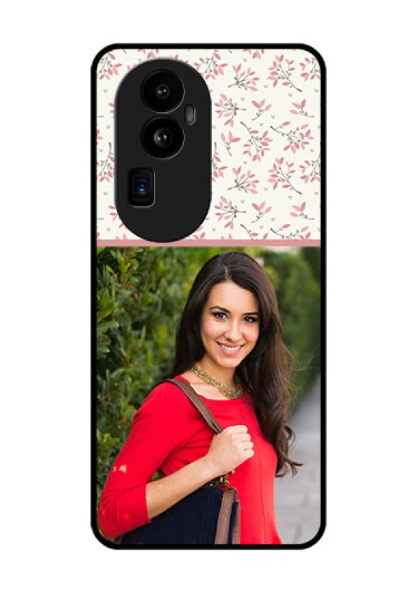 Oppo Reno 10 Pro Plus 5G Custom Glass Phone Case - Premium Floral Design