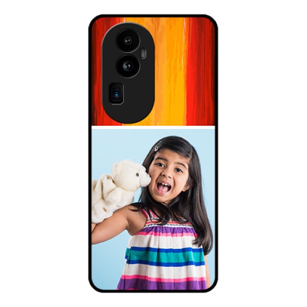 Oppo Reno 10 Pro Plus 5G Personalized Glass Phone Case - Multi Color Design
