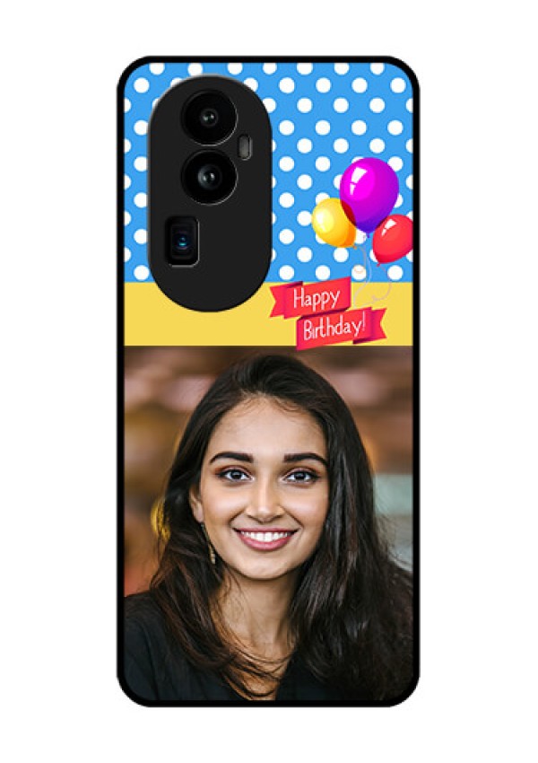 Oppo Reno 10 Pro Plus 5G Custom Glass Mobile Case - Happy Birthday Design
