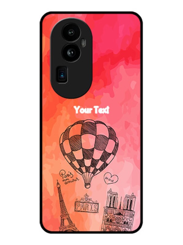 Custom Oppo Reno 10 Pro Plus 5G Custom Glass Phone Case - Paris Theme Design