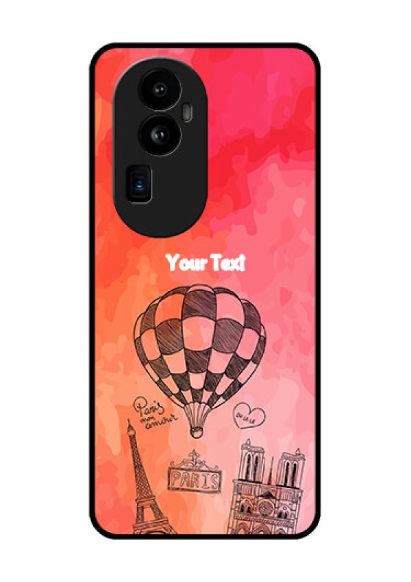 Oppo Reno 10 Pro Plus 5G Custom Glass Phone Case - Paris Theme Design