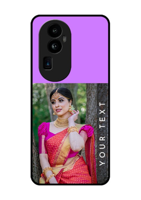 Oppo Reno 10 Pro Plus 5G Custom Glass Mobile Case - Birthday Icons Design