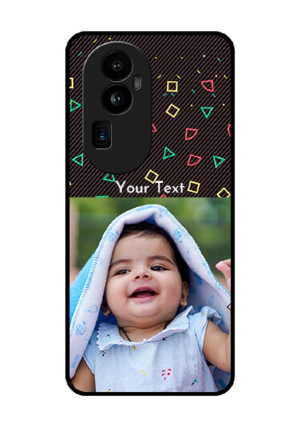 Oppo Reno 10 Pro Plus 5G Custom Glass Phone Case - with confetti birthday design
