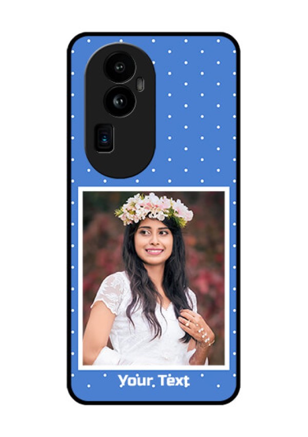 Oppo Reno 10 Pro Plus 5G Photo Printing on Glass Case - Polka dots design