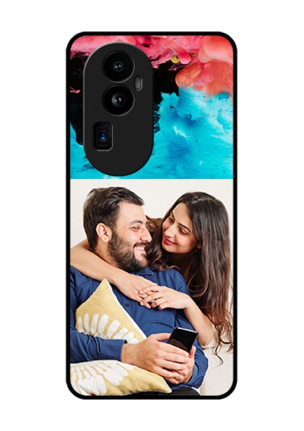 Oppo Reno 10 Pro Plus 5G Custom Glass Mobile Case - Quote with Acrylic Painting Design