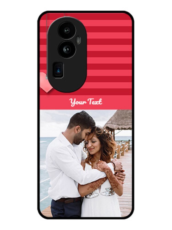 Custom Oppo Reno 10 Pro Plus 5G Custom Glass Phone Case - Valentines Day Design