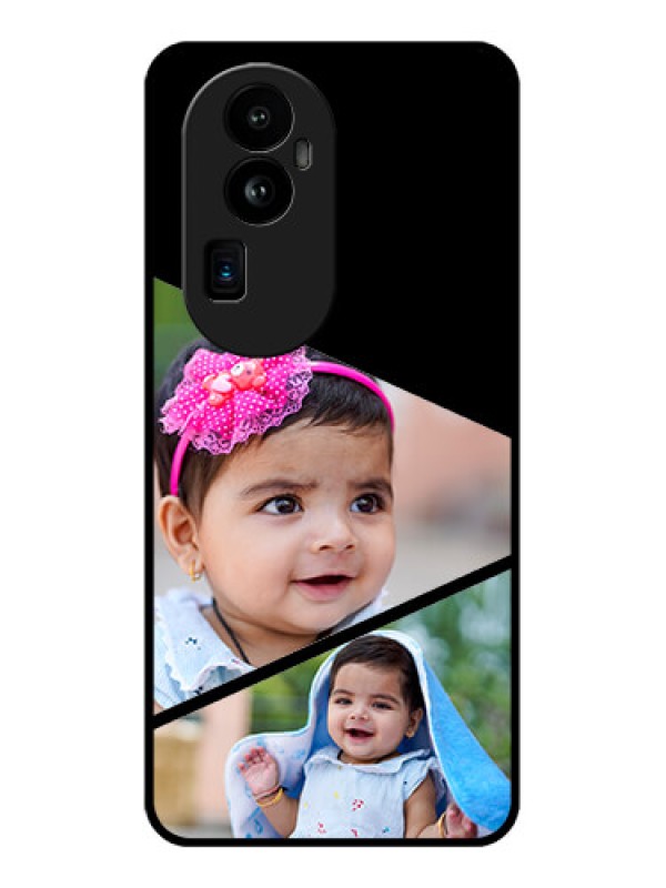 Custom Oppo Reno 10 Pro Plus 5G Custom Glass Phone Case - Semi Cut Design